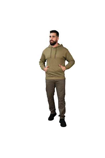Giordano Men's Relaxed Fit French Terry Hoodie Sweatshirt