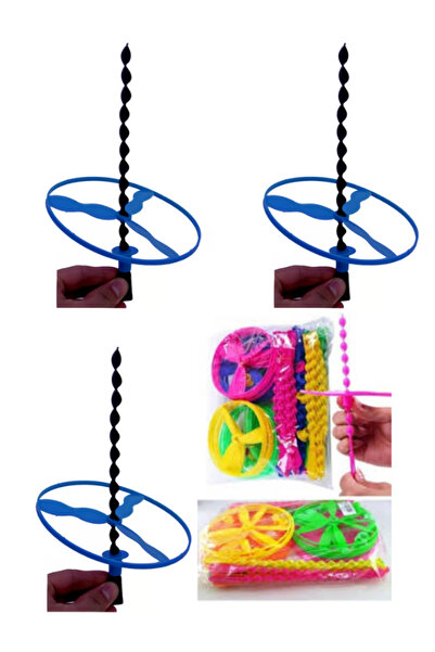 BULDUK 3’lü UFO Uçan Daire Oyuncak – Açık Alan Fırlatma Seti – Karne Hediyesi...