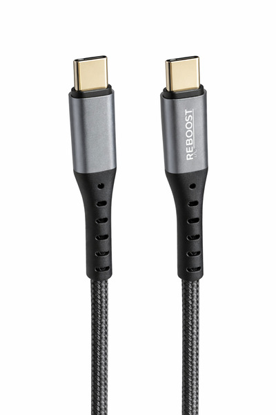 Reboost USB-C to USB-C Data Cable – 27W Super Fast Charging & High-Speed Data