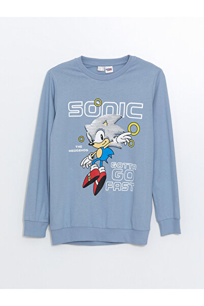 zeyderkids Erkek Çocuk Çift Yönlü Pullu Sweatshirt
