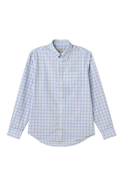 Giordano قميص أكسفورد رجالي من القطن بأكمام طويلة مقاوم للتجاعيد