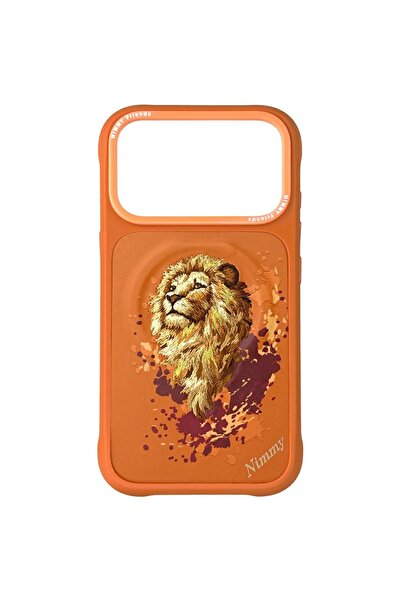 Nimmy Lion Case with MagSafe for iPhone 17 Pro Max Orange