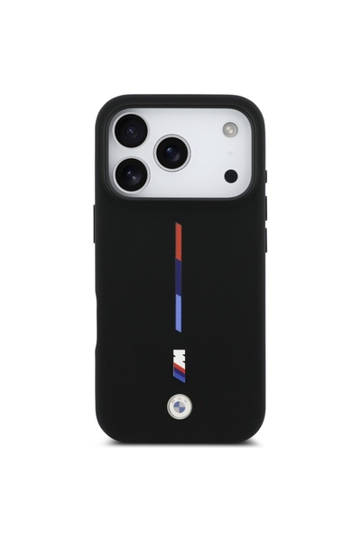 BMW Carcasă MagSafe din silicon tricolor M pentru iPhone 17 Pro
