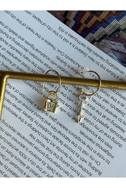 Rossetto Atelier Imported Key & Lock Earrings