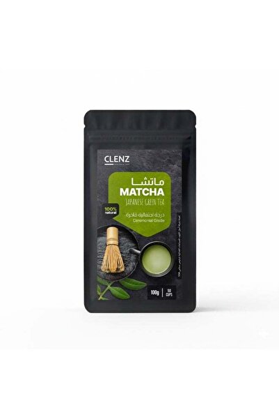 clenz Japanese Green Matcha Tea - Premium Ceremonial Grade - 100g