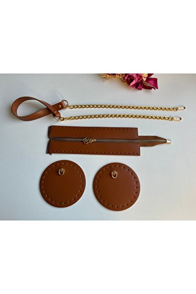 zg hobi aksesuar Knitting Bag Kit - Knitting Bag Cylinder Bag Set