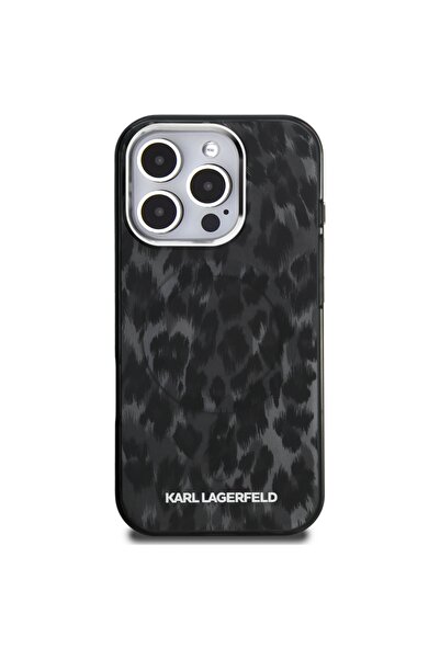 Karl Lagerfeld Carcasă MagSafe Leopard pentru iPhone 16 PM
