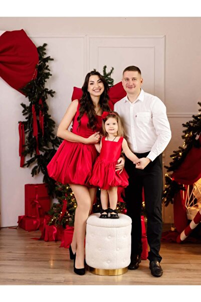 MODA Anne Kız Balon Model Elbise