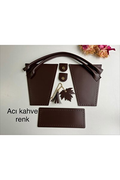 zg hobi aksesuar Knitting Bag Kit - Tale Set Dark Brown