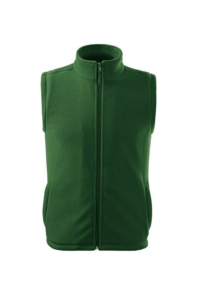 Malfini Unisex fleece vest - 518 glass green