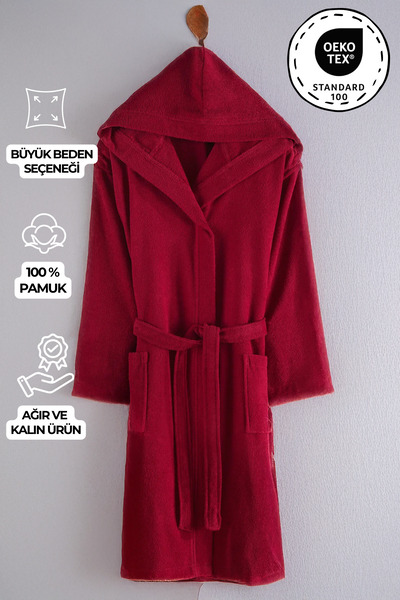 My Catherine Халат за баня с качулка Gonca Premium, 100% памук | Висока водоп...