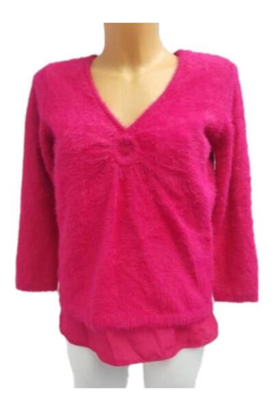 Breal Breal Blouse, Fuchsia, with 2 in 1 look