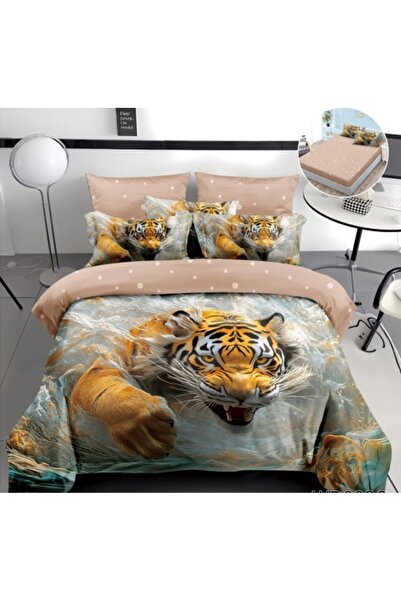 Happy Home Bed linen with ELASTIC 180 x 200, for double bed, FINET, 4 pieces