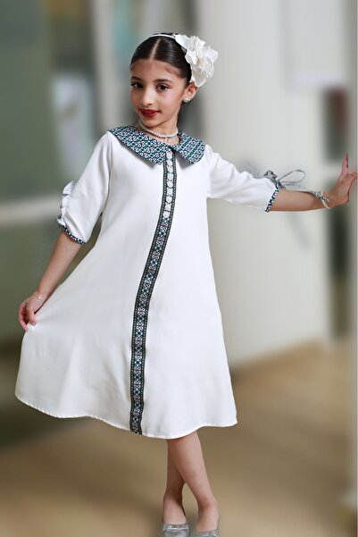 gmax فستان بناتي الاناقة واللمسة التراثية