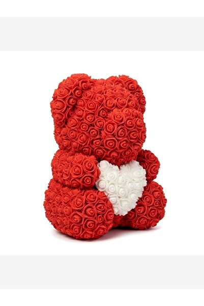 naniland.ro Artificial Rose Teddy Bear with Heart – 50 cm
