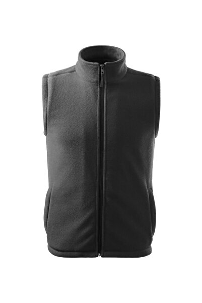 Malfini Unisex fleece vest - 518 metallic grey