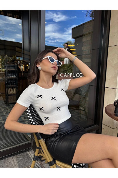 BLACK MODBLACK Ozbay bow-tie blouse 1152714