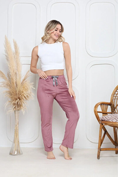 BLACK MODBLACK Ozbay velvet pink pajama bottom q7013 1152714