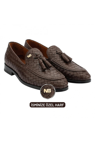 blackpure Roselight Hand Knitted Leather Men's Shoes - Twg003 1165115