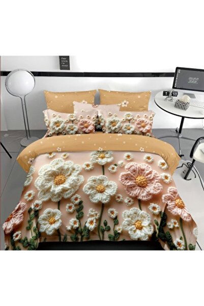 Happy Home Bed linen with ELASTIC 180 x 200, for double bed, FINET, 4 pieces