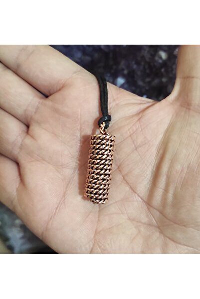 mba handmade jewelry Tensor El Yapımı Saf Bakır Kolye - Orgonit Koruma - Acuv...