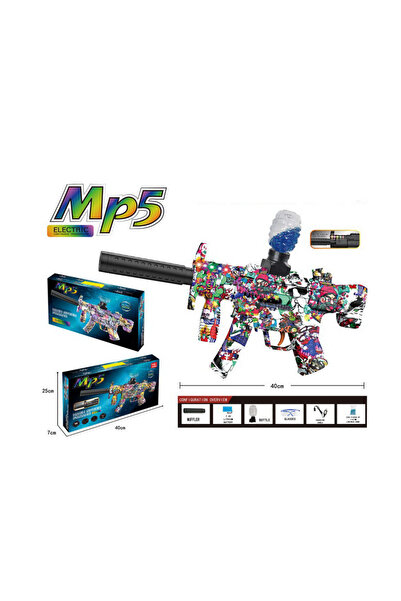 UNİBOX Electric Blaster Gun MP5 with Gel Balls, High Firing Rate, Battery and...