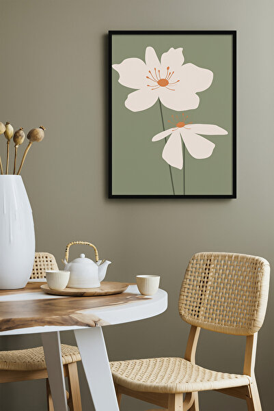 NT Handmade Laminated Framed Pvc Protected Uv Printing Abstract Floral Patter...