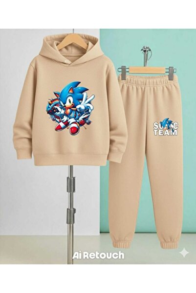 Nice Clothes Children's Tracksuit Set Hooded Unisex Large Soc Team Print