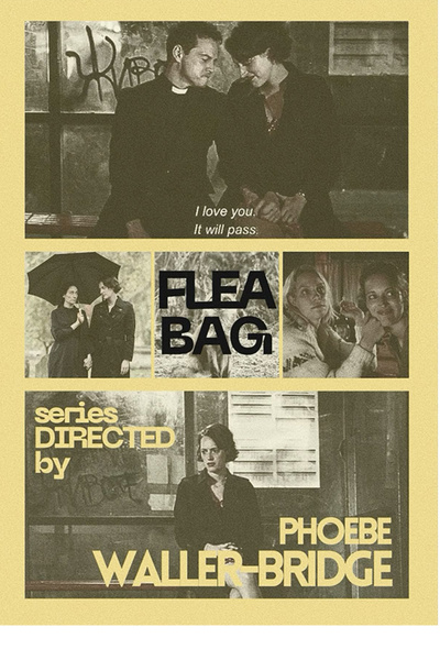 Taranist Kağıt Poster - Fleabag Dizi Kolaj Tasarımı - Kült Dizi Posteri