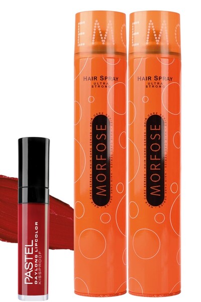 Pastel Daylong Lipcolor Kissproof - Likit Mat Ruj 09 + Morfose400ml Saç sprey...