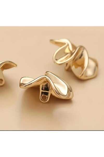 beyna aksesuar Z.A.R.A DÜĞME 2,5 CM GOLD KAPLAMALI 1 PAKET 5 ADET