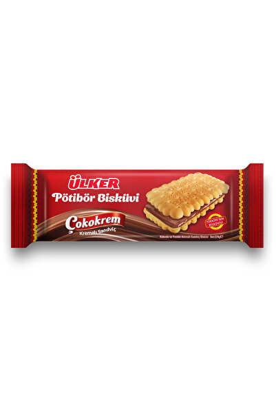 Ülker PÖTİBÖR Bisküvi - Çokokrem Kremalı Sandviç - 229 gram - 12 Adet