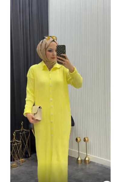 Abalı Yeni sezon kışlık triko kadın elbise Jar Almajbour Rafıf model