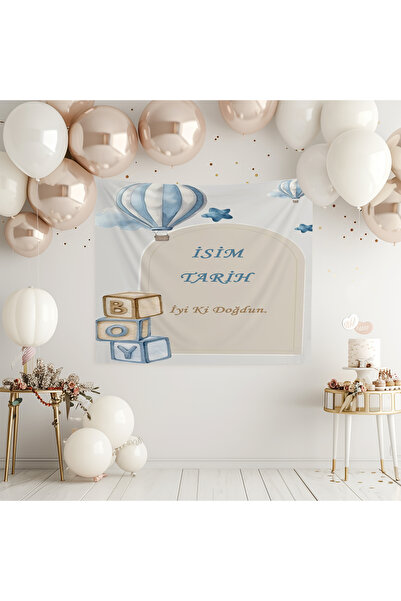 Şen Dekorasyon Banner pentru ziua de naștere a băieților