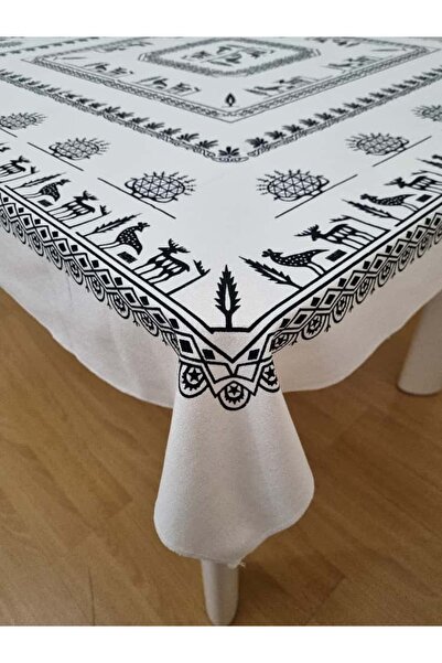 Milenam Hittite Patterned Table Cloth Table Cover