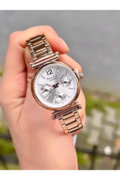 Ferrucci Women's Wristwatch New Model Steel Band Waterproof Function 2 Years ...