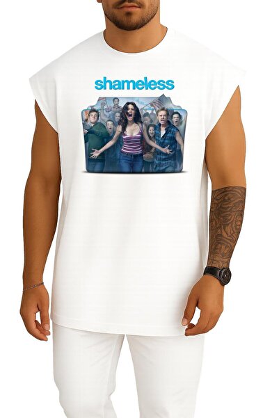 Bahriyeli Collection Oversized  Chest Printed Undershirt