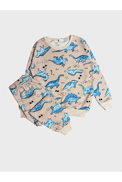 ALİŞ KİDS Set de pijamale de iarnă cu mâneci lungi, din bumbac, cu căptușeală...