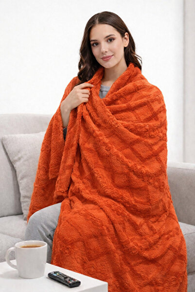 Bellahomeart Jakarlı Wellsoft Tv Battaniyesi