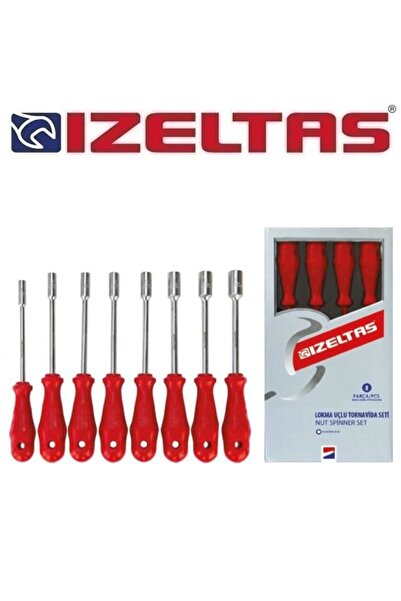 İzeltaş Lokma Uçlu Tornavida Takımı 8 Parça