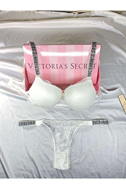 Kelebeklingerie Set de sutien push-up cu dantelă (LIVRARE FĂRĂ CUTIE)