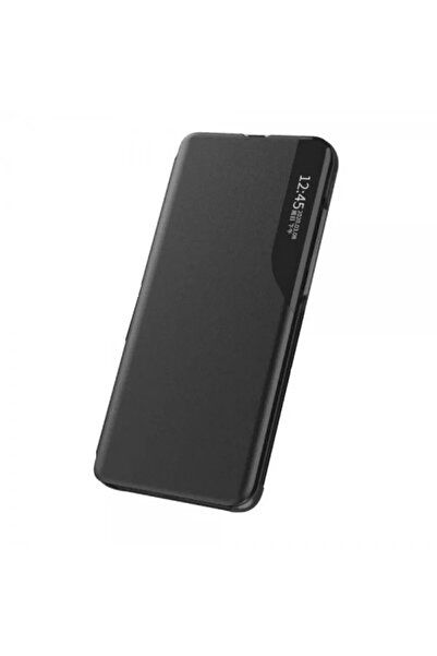 OEM Husă Flip din piele neagră pentru Samsung Galaxy A72