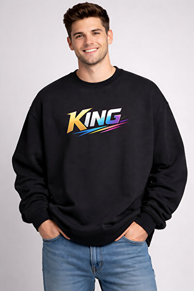 ArtYus King Printed Unisex 3 Thread Sardoncycle Sweatshirt with Circular Neck...