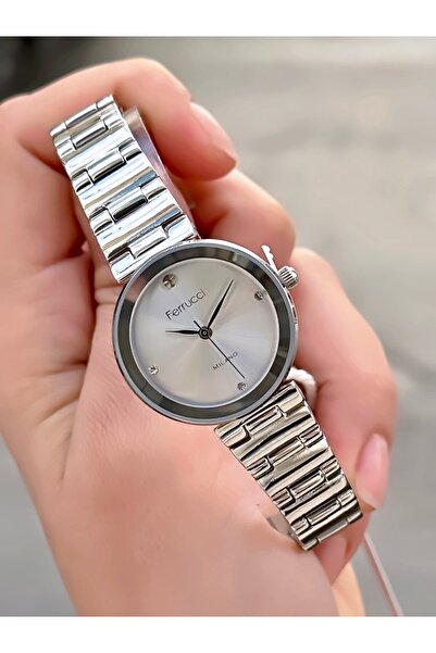 Ferrucci Women's Wristwatch New Model Minimal Case Retro Steel Band Waterproo...