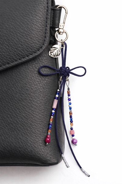 She Sells Handmade Suede String Lucky Charm |   Purple and Khaki Green Color ...