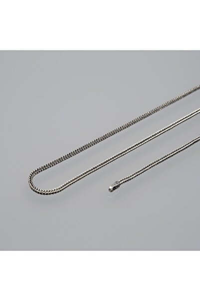 Silvalli 1n Rough Tilki Kuyruğu Gümüş Zincir