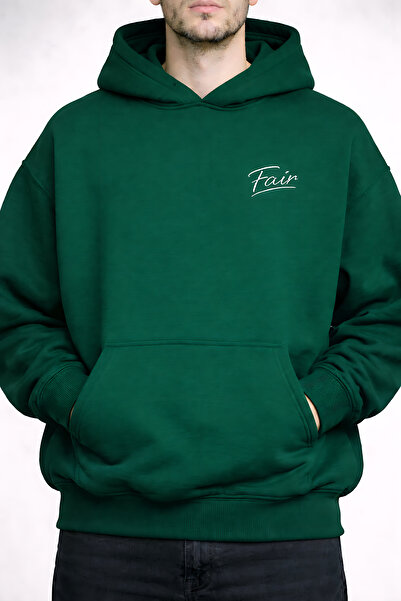 ArtYus Fair Written Print 3 Thread Unisex Hooded Sweatshirt