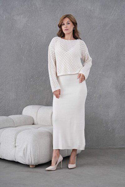 mysimy Sweater Suit with Inner Dress