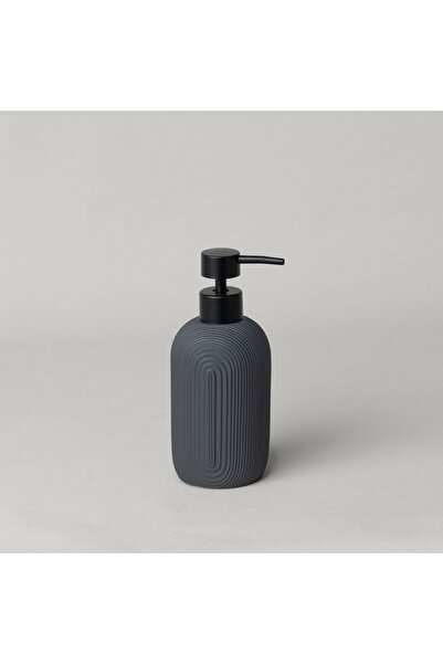 Linens Lızzy 7,6X17,5 cm Sıvı Sabunluk Antrasit