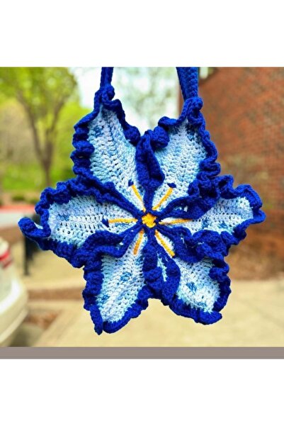 El örgüsü Zambak Çanta Çanta